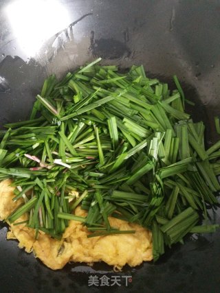 韭菜炒蛋的做法步骤：5