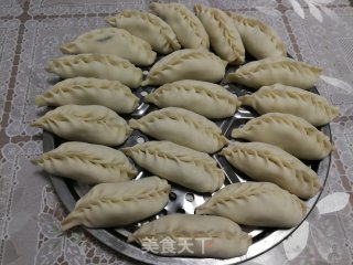 韭菜芋泥蒸饺的做法步骤：8