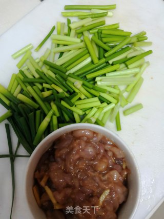 蒜苔肉丝烩面的做法步骤：2