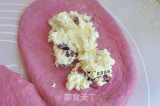 蔓越莓椰蓉乳酪软欧的做法步骤：9