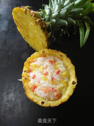 菠萝水果饭的做法步骤：8