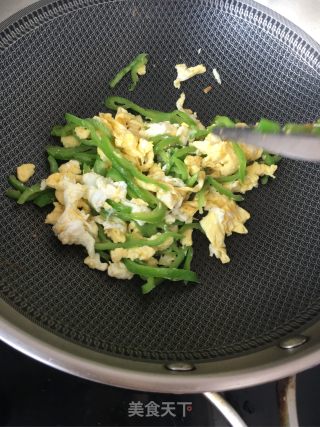 尖椒炒蛋的做法步骤：10