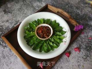 蒲公英蘸酱的做法步骤：6