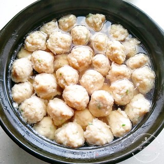 鸡肉丸子的做法步骤：7