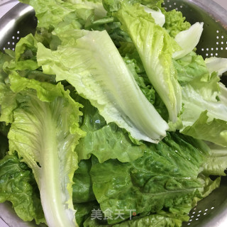 蚝油浇汁生菜的做法步骤：1