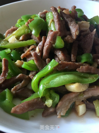 椒丝炒肉的做法步骤：9