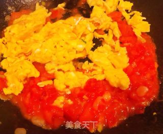 西红柿鸡蛋盖浇饭#水果#的做法步骤：7