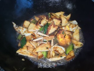 荷包蛋烧豆腐的做法步骤：16