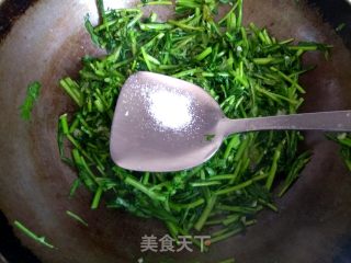 蒜蓉茼蒿的做法步骤：6