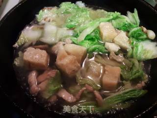 白菜炖冻豆腐的做法步骤：7
