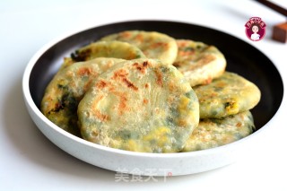 鸡蛋虾皮韭菜馅饼的做法步骤：11