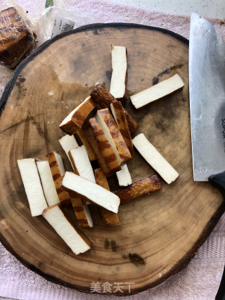 野笋豆芽酱干的做法步骤：2