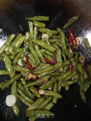干煸四季豆的做法步骤：6