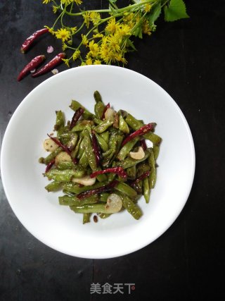 干煸四季豆的做法步骤：7