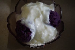 紫薯酸奶的做法步骤：2