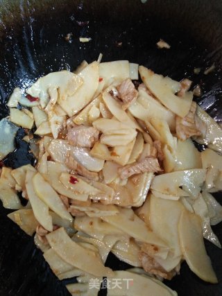 春笋炒肉片的做法步骤：7