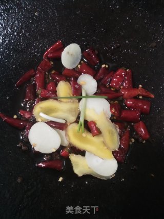 香辣鸡肉的做法步骤：7