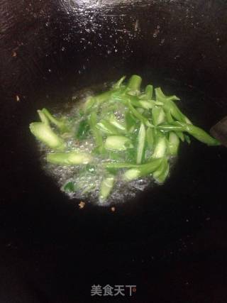 芥蓝炒牛肉的做法步骤：3