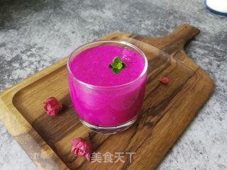 火龙果风味乳的做法步骤：8