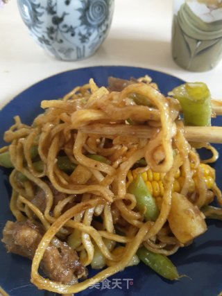 家常焖面的做法步骤：12