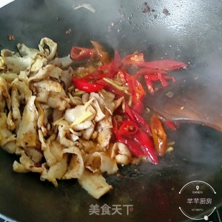 蒜薹炒肚片的做法步骤：8