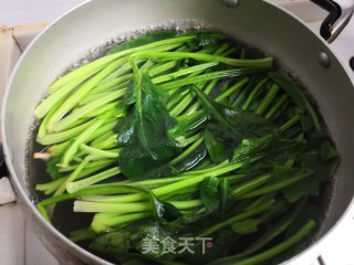 果仁菠菜的做法步骤：7