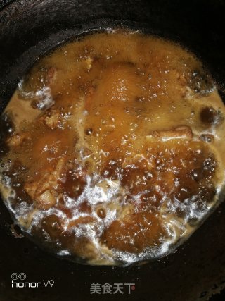 蒜香红烧排骨的做法步骤：3