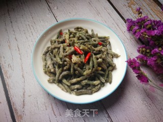 小米椒炒楮桃穗的做法步骤：12