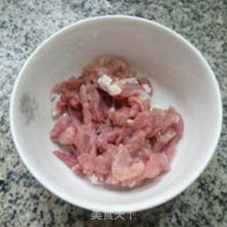 咸菜瘦肉丝炒冬瓜的做法步骤：2