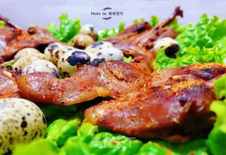 香煎鹌鹑#下酒菜#的做法步骤：10