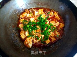 香辣肉沫豆腐的做法步骤：10