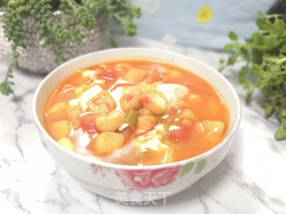 西红柿豆腐汤的做法步骤：8