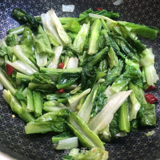 爆炒笋叶的做法步骤：6