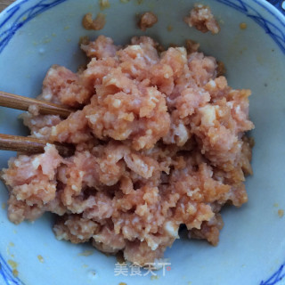 酱肉末炒蒜苔的做法步骤：3