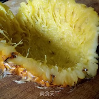 #水果#   什锦菠萝饭的做法步骤：4