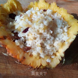#水果#   什锦菠萝饭的做法步骤：9