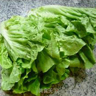 火腿肠炒生菜的做法步骤：1