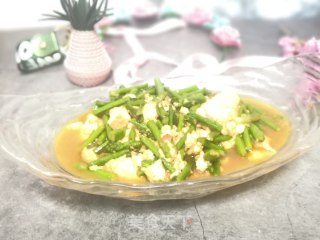 芦笋炒豆腐的做法步骤：4