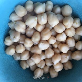 咸香椿拌鹰嘴豆的做法步骤：5
