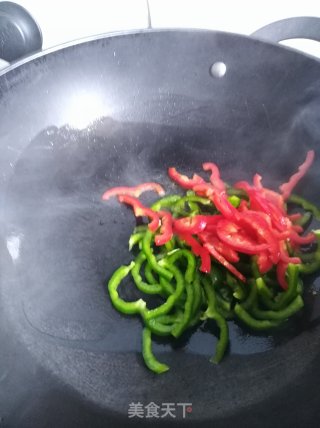 月子餐系列——彩椒土豆丝的做法步骤：8