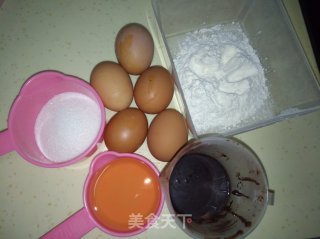 摩卡可可蛋糕的做法步骤：1
