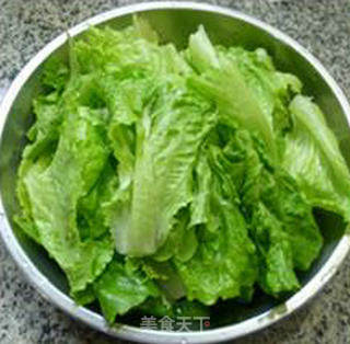 瘦肉片炒生菜的做法步骤：4