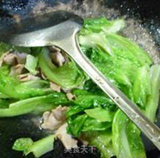 瘦肉片炒生菜的做法步骤：9