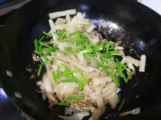 芥菜心炒肉丝的做法步骤：6