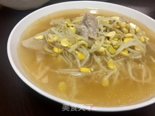 瘦肉黄豆芽汤菜的做法步骤：8