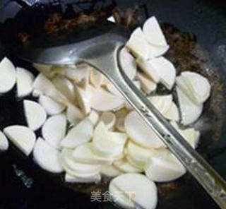 茭白开洋炒毛豆的做法步骤：8
