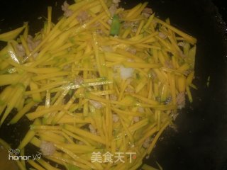 肉末南瓜丝的做法步骤：5