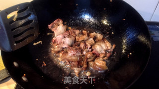 家常菜包菜炒粉丝的做法步骤：4