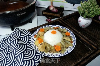 美味米饭素炖菜的做法步骤：14