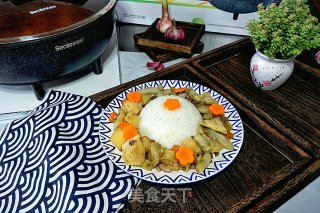美味米饭素炖菜的做法步骤：15